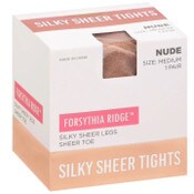 Wholesale - 1pk MED. LADIES NUDE SHEER TIGHTS C/P 36, UPC: 194382028858